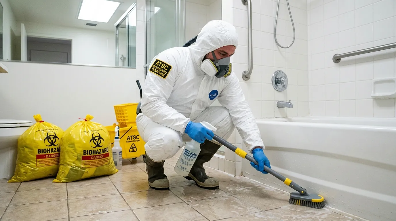 Decontamination equipment deployed for Blood Cleanup in Dickinson